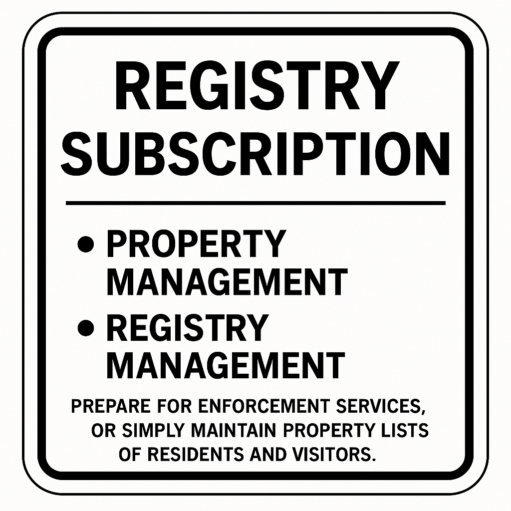 Access to Manage Visitors, Residents / Employees