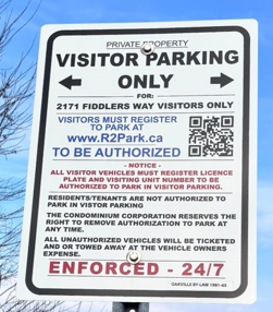 Visitor Parking Only