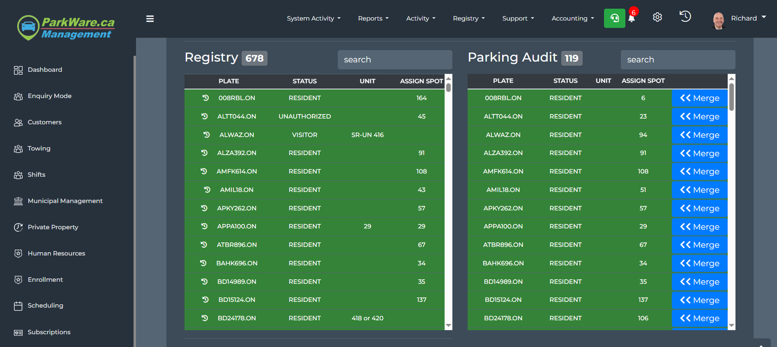 Parking Management